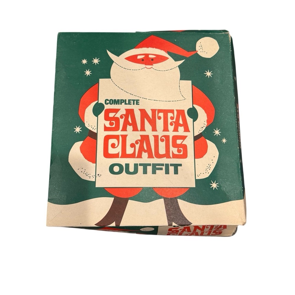Complete Large Santa Claus Outfit Mid Century Large (42-46) Vintage Holiday